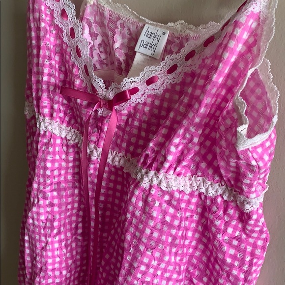 Gingham babydoll sleepwear - Picture 3 of 3
